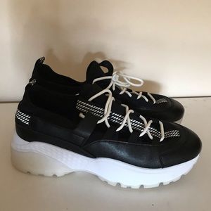 Beautiful black sneakers.